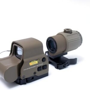 EXPS+G43 Red & Green Dot Holographic Reflex Sight Scope - TAN