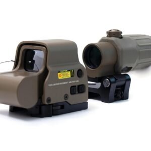 EXPS+G33 Red & Green Dot Holographic Reflex Sight Scope - Tan