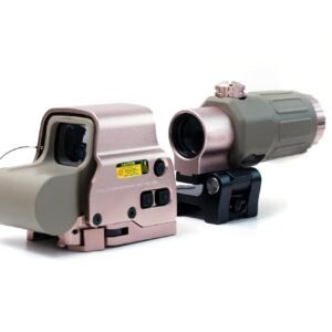 EXPS+G33 Red & Green Dot Holographic Reflex Sight Scope - Gold sand