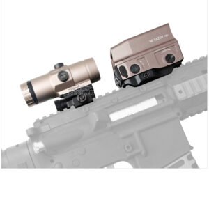UH2+V3SM AMG UH-1 Gen II Holographic Sights with Optics Micro 3x Red Dot Sight Magnifier - TAN