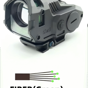 M22 PRO Amber Dot Reflex Sight with Fiber-Optic and Tritium Illumination, Automatic Reticle Brightness Adjustment - GREEN